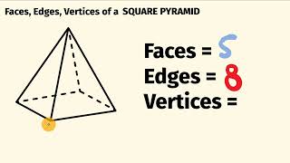 How Many Faces, Edges And Vertices Does A Square Pyramid Have?