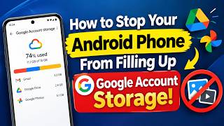 How to Stop Your Android Phone From Filling Up Google Account Storage!