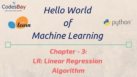 Machine Learning Hello World with Scikit Learn : Chapter- 3- Linear Regression
