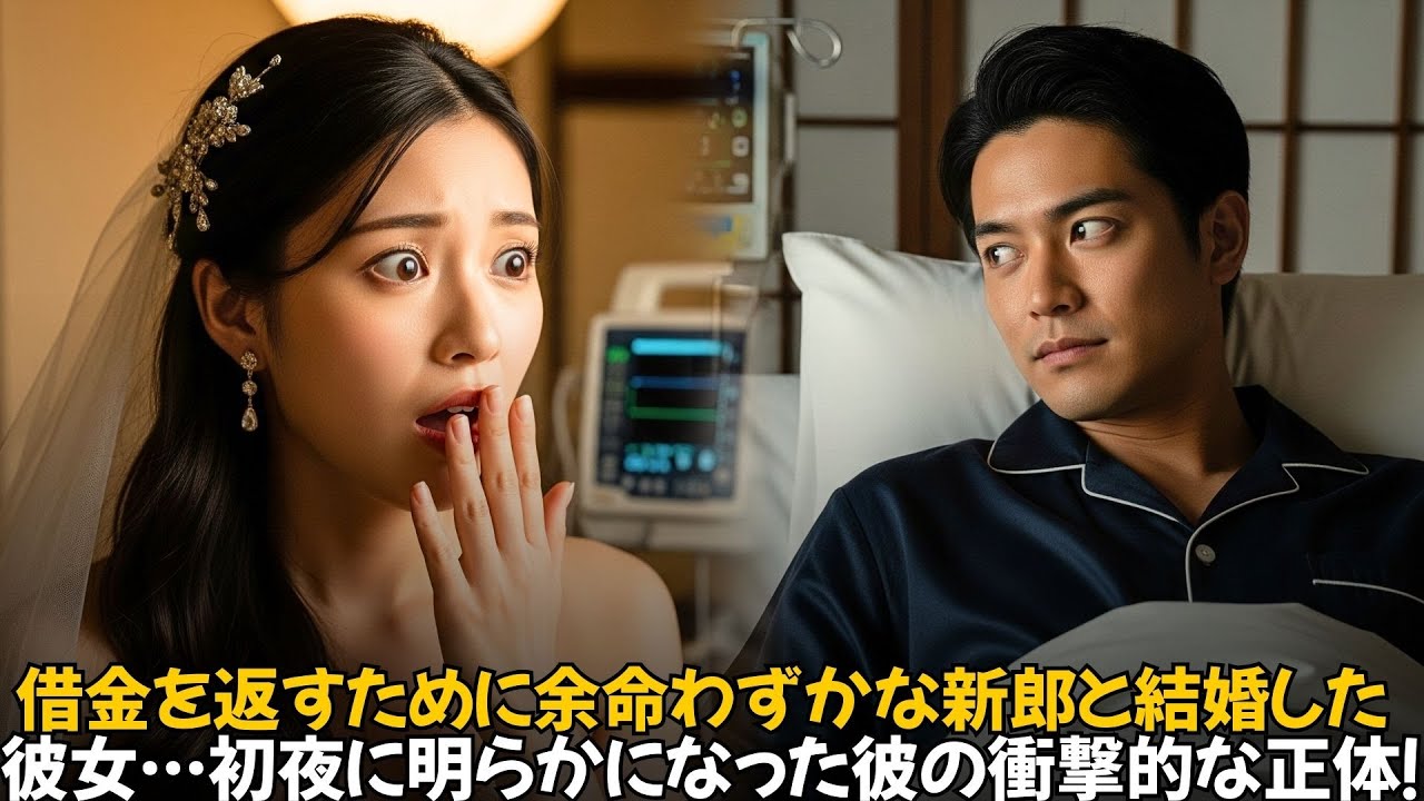 借金を返すために余命わずかな新郎と結婚した彼女…初夜に明らかになった彼の衝撃的な正体！｜人生の教訓｜オーディオブック｜実話朗読