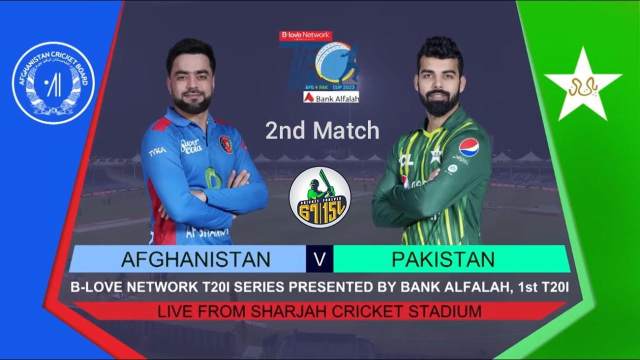 Pakistan vs Afghanistan 2nd T20 I Match Full HD  Highlights - Sharjah Stadium | March 2023