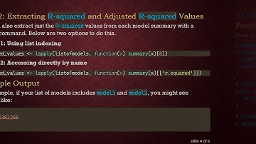 Effortlessly Extract R-squared Values from Multiple Regression Models in R