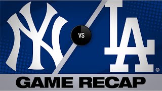 Condensed game: justin turner clubbed a two-run home run in the 3rd
and dodgers' bullpen stymied yankees' bats 2-1 win don't forget to
subscri...