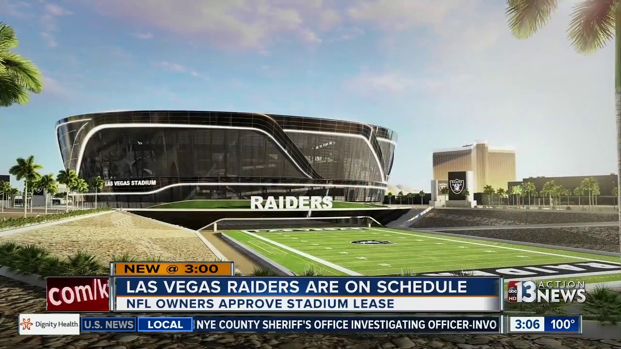 NFL owners approve lease for Raiders' $1.9 billion Vegas stadium