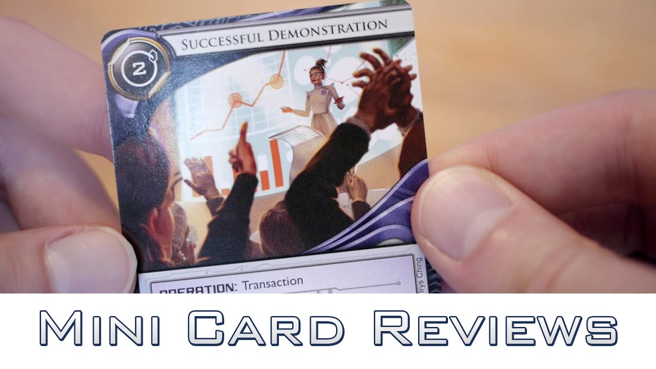 Netrunner Mini Card Reviews Successful Demonstration YouTube
