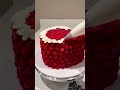 How to Make the Perfect Raspberry Cake🍰 #shorts #asmr #virel #shortsviral #cake #baking #satisfying