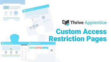 Thrive Apprentice Custom Access Restriction or Error Pages
