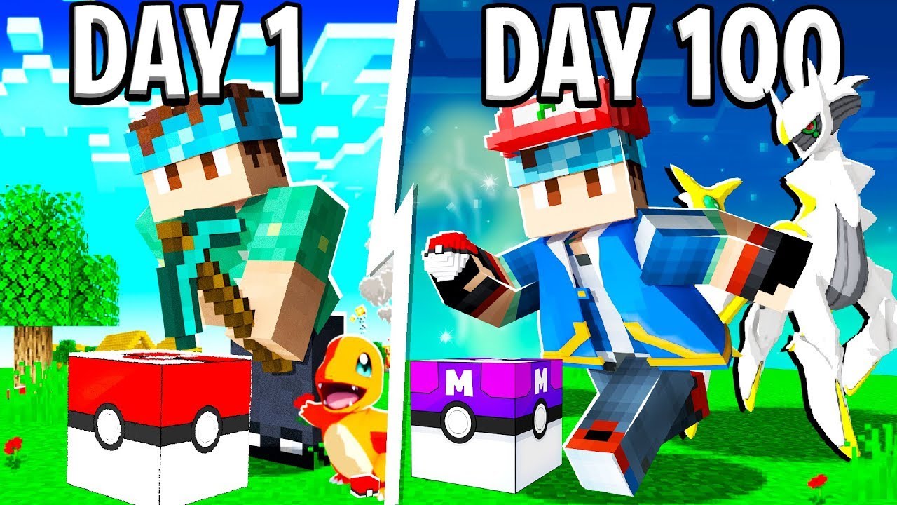 Minecraft But I Entered POKEMON World - YouTube