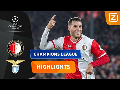VOETBAL MASTERCLASS IN DE KUIP!! ?? | Feyenoord vs Lazio | Champions League 2023/24 | Samenvatting