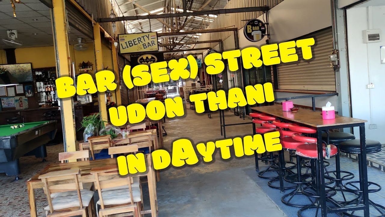 Bar (Sex) Street in Udon Thani - In Daytime Adult Pic Hq
