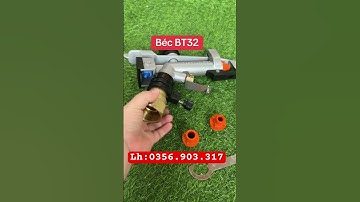 Cận cảnh béc BT32 - ren 42 bằng đồng. Với bán kính tối đa.28m 1 bên phù hợp cho bơm 3.0hp đi ống 42.
