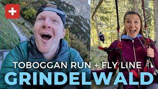 GRINDELWALD PFINGSTEGG Toboggan Run & Grindelwald Gorge | Hiking in Switzerland