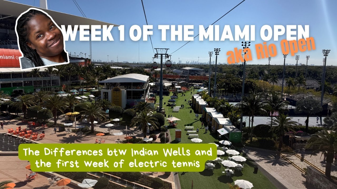 Week 1 of Miami Open 2025 - Differences to Indian Wells and the tennis news