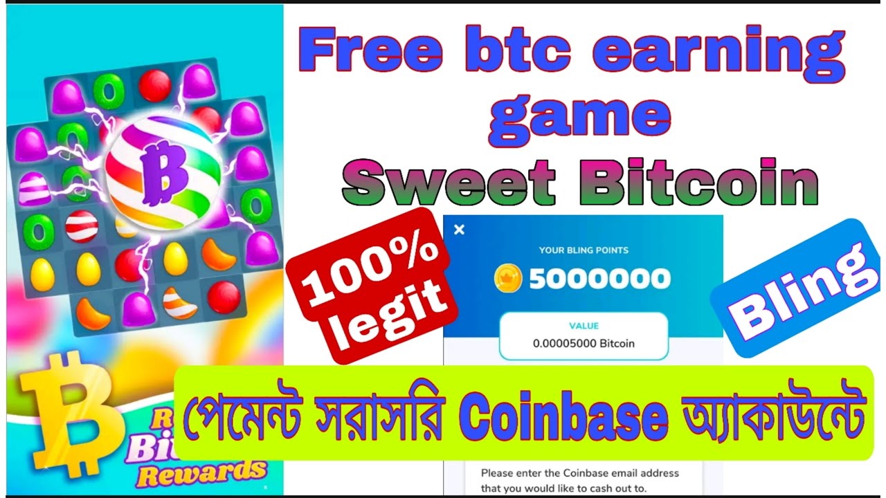 Earn Free Btc for playing game | sweet bitcoin review and live withdrawal
