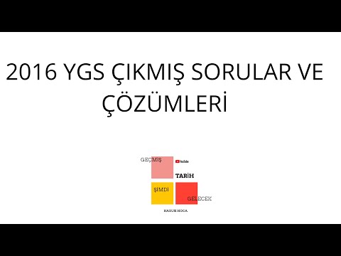 2016 YGS Tarih soru çözümleri TYT Tarih