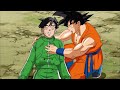 Goku stops friezas army from killing gohan  dragon ball super