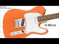 Groovy D Minor Guitar Backing Track