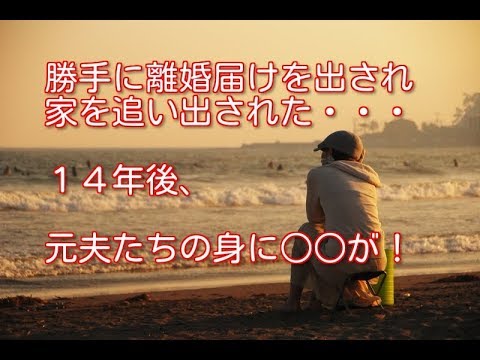【修羅場 】昔、元夫とその姉が勝手に離婚届けを出して家を追い出された・・・１４年後、元夫たちの身に○○が！（猫魔的電脳喫茶）