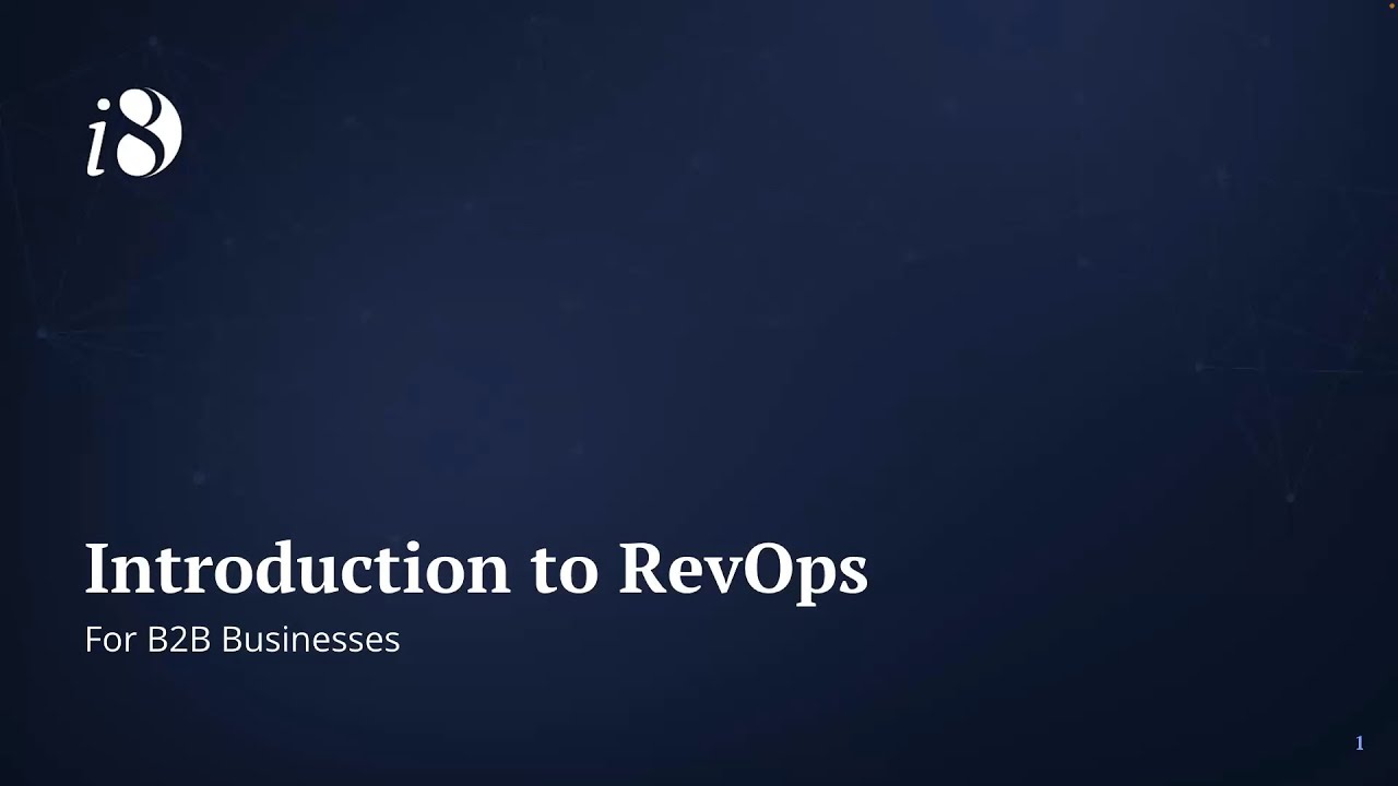 Introduction to RevOps Webinar