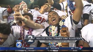 HHSAA releases 2017 state football tournament format