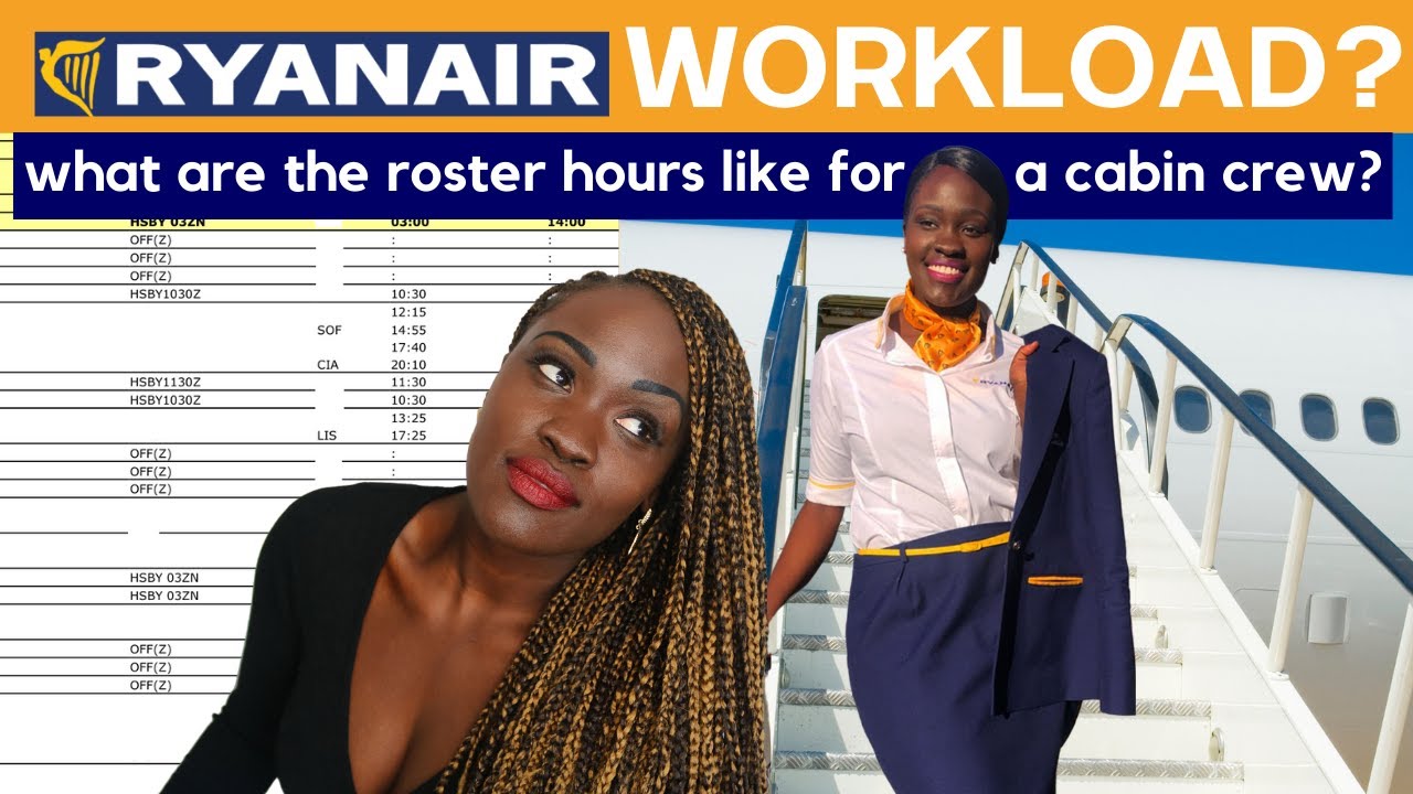 Ryanair Cabin Crew shifts EXPOSED! Aviation Secrets | **ROSTER REVEAL** Flight  Attendant Experience - YouTube