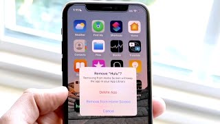 How To Uninstall Apps On iPhone! (iOS 16 / iOS 15)