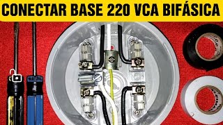 Instalar Base de Medidor 220 VCA Bifásica*Instalaciones Eléctricas