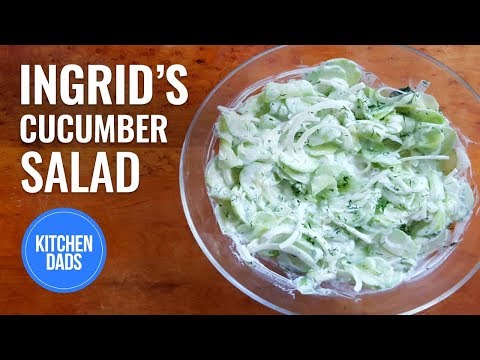 How to Make a German Cucumber Salad | Kitchen Dads Cooking
