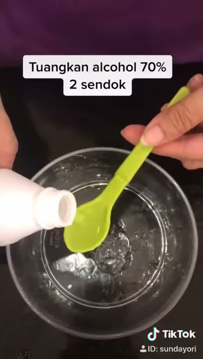Cara membuat handsanitizer Sendiri di rumah dan Simpel