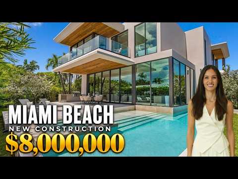 Inside a BRAND NEW $8 MILLION Tropical Zen Mansion! | Miami Beach House Tour