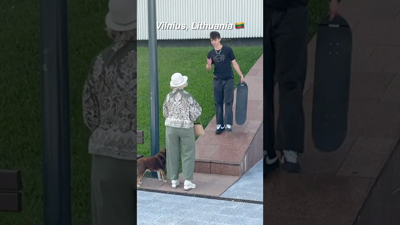Скейтбординг в Вильнюсе, Литва 🇱🇹
