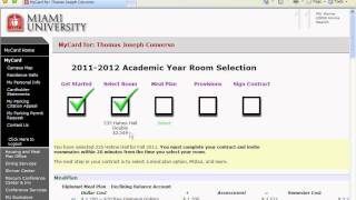 Miami University Room Selection