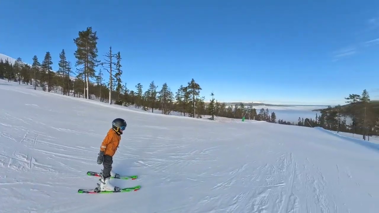 Losvängen at Stöten, blue slopes #skiing #ski #skigear #insta360