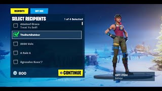 Giving my 800th sub 800vbucks!