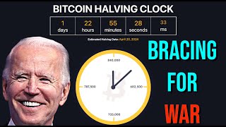 47 Hours To Bitcoin Halving, Airdrops And War Escalations  Market Update