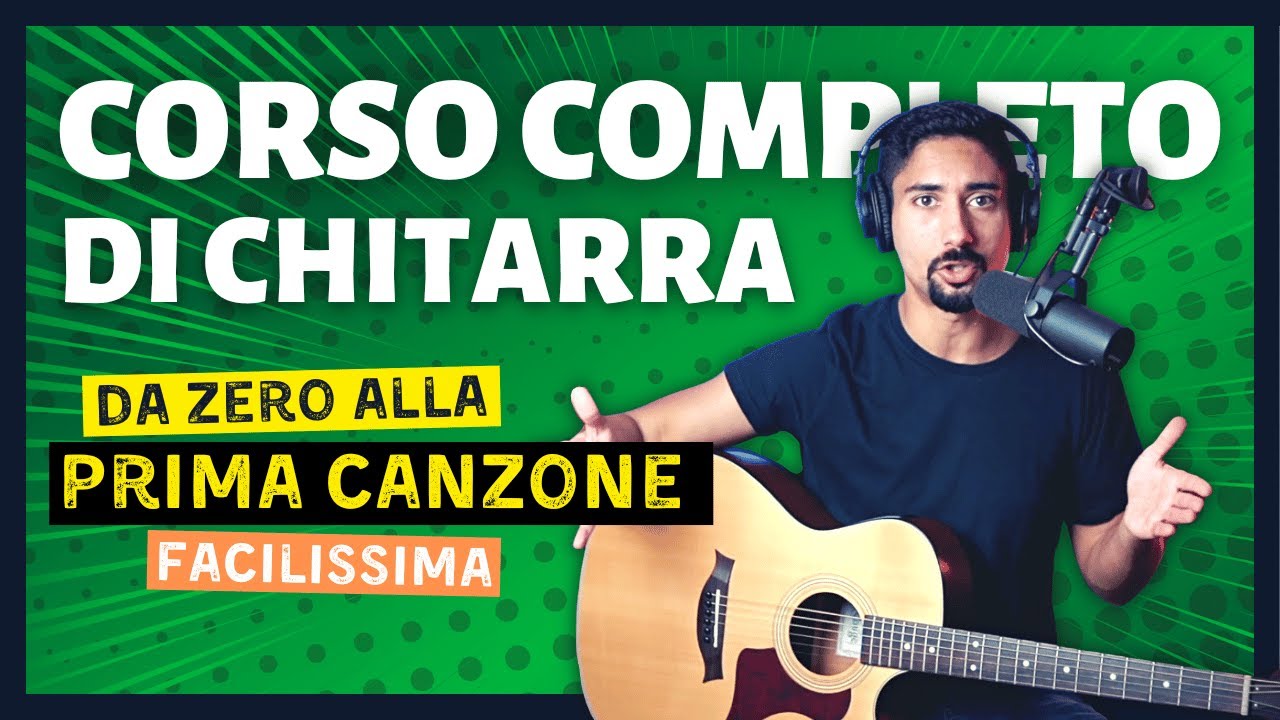 Come suonare la tua PRIMA CANZONE con la chitarra CORSO di CHITARRA