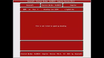 My Sinclair QL/Qxx Text editor v3 compiled on PC base and Text ed 3 exe running on PC target machine