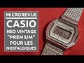 Microrevue casio a1000 vintage premium  une bote inox et une jolie finition rf a1000ma7ef