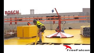 FreeFalcon Fall Protection Anchor on Bosch Site