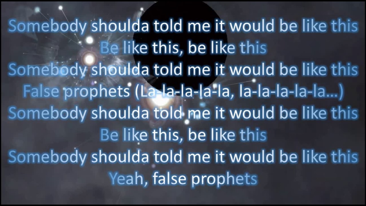 FALSE PROPHETS J. COLE LYRICS - YouTube