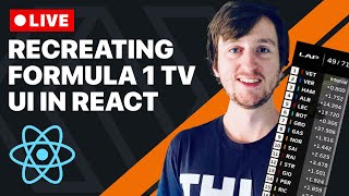 LIVECODING!! Formula 1 TV Graphics in React screenshot 2