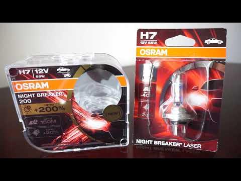 OSRAM NIGHT BREAKER 200, H7, 200% more brightness, halogen headlight lamp,  64210NB200-HCB, 12V, Duo Box (2 lamps)