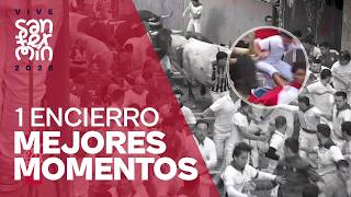 MEJORES MOMENTOS del PRIMER ENCIERRO de San Fermín 2026 | Toros Fuente Ymbro