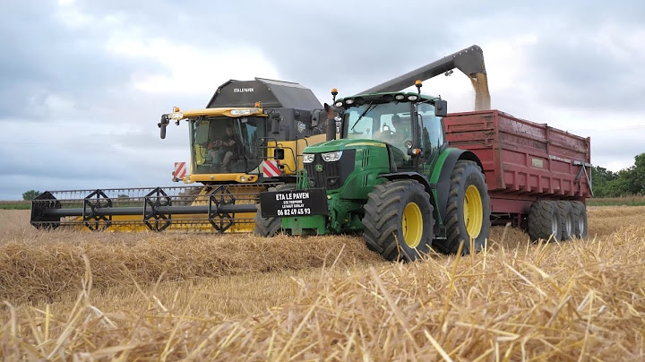 😍Une soirée de moisson d'orge avec L'Eta Le Paven | CX8090 | 6210R 😎
