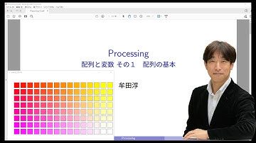 Processing【第5回その1】配列の基本