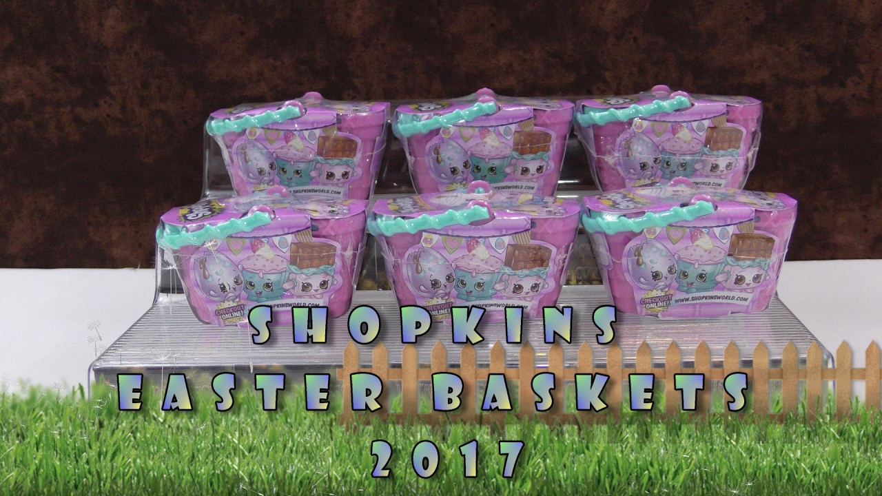 *NEW* Shopkins Easter Baskets 2017 Blind Bag Opening 1 YouTube