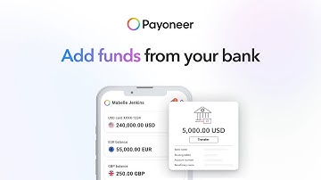 Add funds from your bank account