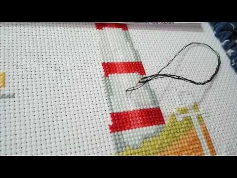 Закрепление нити в начале вышивки. Три способа.
