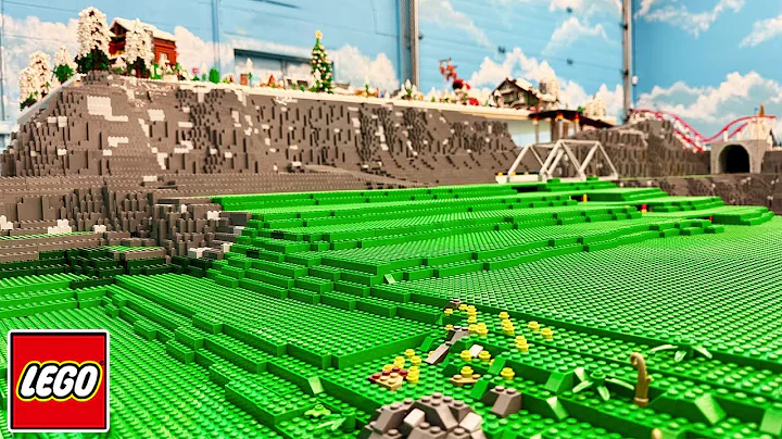 Huge Progress with LEGO Winter Village Mountain!