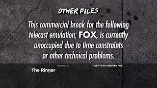 Fox Telecast Emulation - The Ringer (2005) On Fox... Sort Of? (1080P Hd) (60Fps)